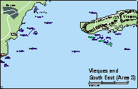Puerto Rico Area 3 - Vieques and south east dive sites and dive operators