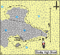St Kitts and Nevis sample dive large map