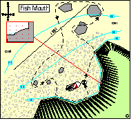 st vincent and the grenadines sample dive site map